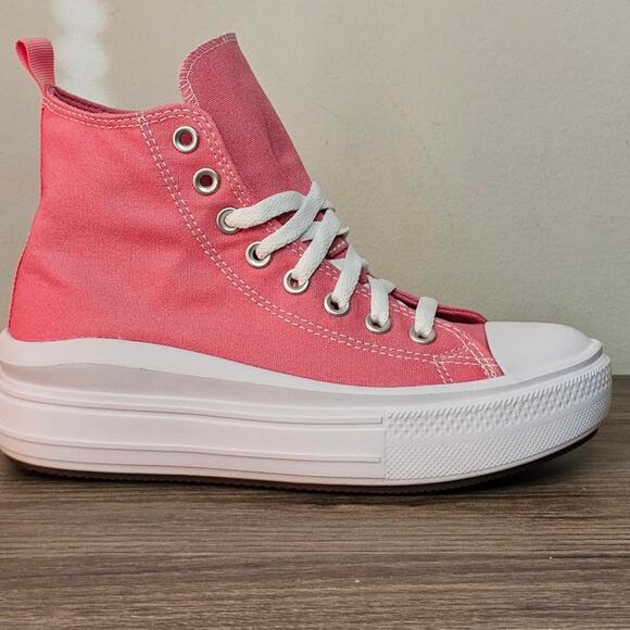 Converse Women's CTAS Move Hi Tops Size 7 Sneaky Pink NWT - Picture 4 of 10